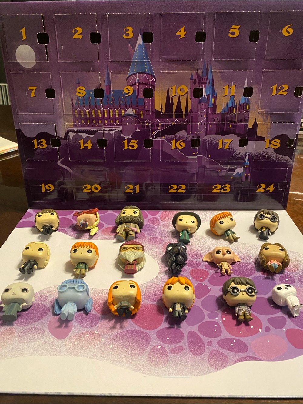 Funko Pop Harry Potter Mini Figure Set 2019 Advent Calendar PARTIALLY OPENED